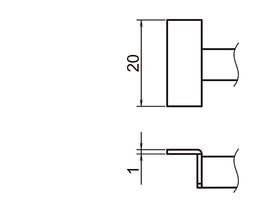 HAKKO Replacement Hot Tweezer Tips A1384, Tip for the FX-888DX / FX-8804, 950 SMD